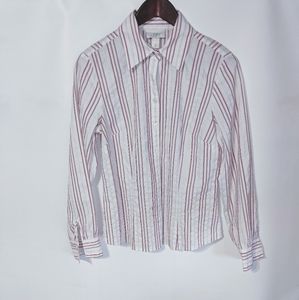 Ann Taylor Loft  Button Shirt Size 10